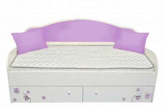 Тахта з м'якою спинкою 